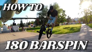 №5 Как сделать 180 барспин на BMX - How to bunny hop 180 barspin on BMX HOW TO