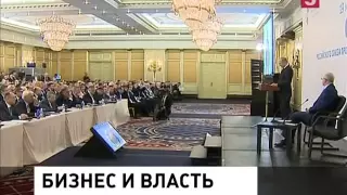 Путин о взаимном доверии государства и бизнеса на съезде РСПП