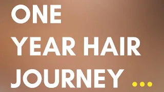 One year natural hair journey