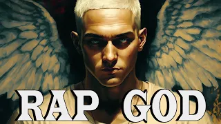 Rap God - Eminem - but every line is an AI generated image