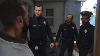 Police vs Ballas Hood Safari Mission in GTA 5