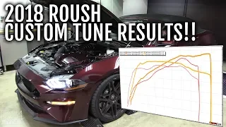 Roush Supercharged 2018 Mustang GT on the DYNO for a CUSTOM TUNE!!!