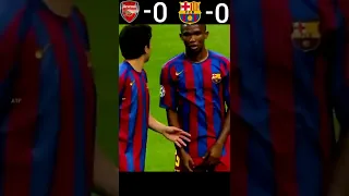 FC Barcelona VS Arsenal 2006 UEFA Champions League Final Highlights #youtube #shorts #football
