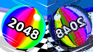 MAX LEVELS - Ball Run 2048 vs REVERSE [ with MULTI EFFECTS ]