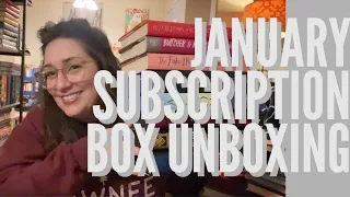 January Book Subscription Box Unboxing! 🚀