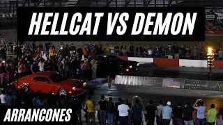 Challenger Demon Nitro vs Challenger Hellcat Nitro | ARRANCONES AUTÓDROMO CULIACÁN