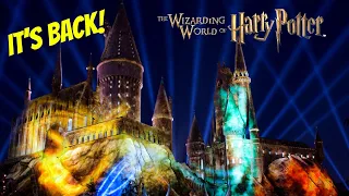 2022 NIGHTTIME LIGHTS AT HOGWARTS CASTLE