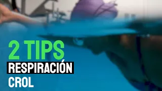 Natación: 2 tips para respirar correctamente en estilo crol