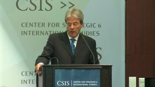 USA - Washington, intervento e Q&A del Presidente Gentiloni al CSIS (20.04.17)
