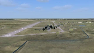 DCS Combined Arms: A-10C strafing