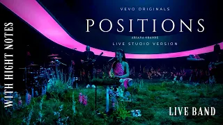 Ariana Grande - Positions (Vevo Live Performance Studio Version + High notes / notes changes) Audio