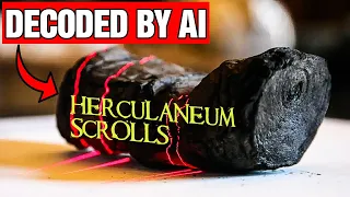 Ai Decodes Ancient Text in Herculaneum Scrolls!