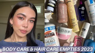 Body Care and Hair Care Empties 2023 | Reviews and Would I Repurchase?