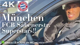 Munich Germany FC Bayern's here comes the superstars! on the Säbenerstr.【4K】