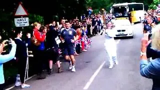 Olympic flame arrives in Bisham