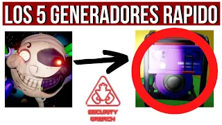 FNAF Security Breach! GUIA  Como conseguir los 5 Generadores de la Guarderia RAPIDO