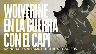 Wolverine con el Capitán América y Bucky en la Segunda Guerra | Avengers: Earth´s Mightiest Heroes