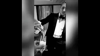 HRH Prince Constantine Alexios of Greece pouring a drink for his friend
