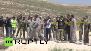 Бойцы чеченского спецназа принимают участие в военных соревнованиях в столице Иордании 04 05 2015