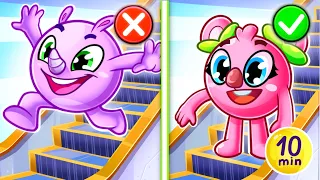 Escalator Song | + More Best Kids Songs And Nursery Rhymes by Baby Zoo 😻🐨🐰🦁