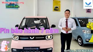 Xe Ô tô điện Hồng Quang Mini EV bảo hành pin bao nhiêu năm?giá rẻ nhất Bình Dương