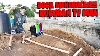 SERAM!!! BOCIL MENEMUKAN LOKASI KUBURAN TV MAN YANG TERSEMBUNYI!!!