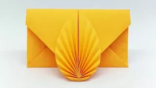 Envelope making with paper without Scissors Glue and Tape - DIY Origami Envelope easy tutorial