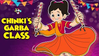 Chinki's Garba Class | Navratri Special | Animated Stories | English Cartoon | PunToon Kids