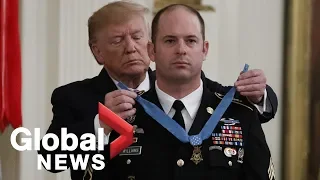 President Trump awards Congressional Medal of Honor