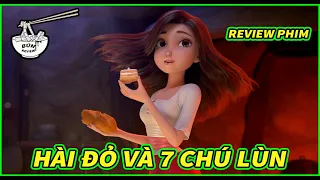 BẠCH TUYẾT đam mê ăn ĐỒ NGỌT - REVIEW PHIM HOẠT HÌNH : HÀI ĐỎ VÀ 7 CHÚ LÙN || BÚN REVIEW