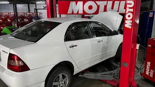 Замена масла в акпп Toyota Corolla E120 Aisin u240