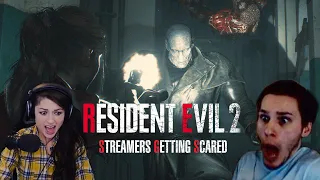 Resident Evil 2 Remake: Streamers Getting Scared #2 Compilation