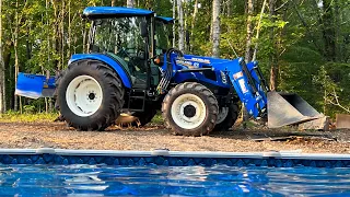 We got a tractor! New Holland Workmaster 75  12 speed, 4wd, air conditioning…