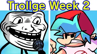 Friday Night Funkin' VS Trollge WEEK 2 + Cutscenes | Funkin Physics Demo (FNF Mod/Troll/Trollface)