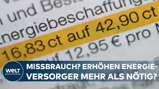 ENERGIE-KRISE: Preisdeckel und plötzlich drehen die Energieversorger an der Preisschraube