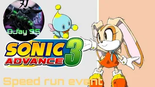 DJay 95 Plays: Sonic Advance 3 Speed run with Cream