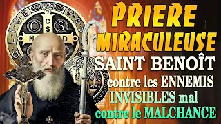 Prière Puisant À SAINT BENOÎT contre les Ennemis Invisibles 🙌 Prière MIRACLEUSE de Saint Benoît
