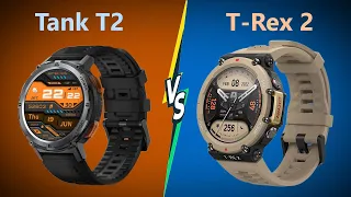 Amazfit T-Rex 2 vs Kospet Tank T2 Compare | Smart Watch Head To Head Comparison | Review Plaza