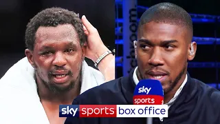 Anthony Joshua sends message to Dillian Whyte after upset to Alexander Povetkin