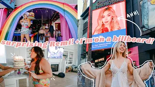 OMG! I'M ON A BILLBOARD!! + Surprising Remi for her Birthday!!