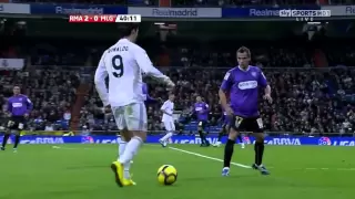 Cristiano Ronaldo Vs Malaga Home (English Commentary) - 09-10 HD 720p By CrixRonnie