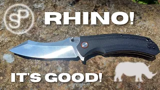 Knife Review of the RHINO! (Pickled Steel/Miguel Hetzel)