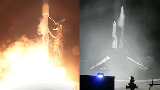 SpaceX Starlink 85 launch and Falcon 9 first stage landing, 31 May 2023