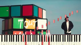 🎹 Orelsan - Tout va bien (Synthesia Tuto sur pianokad.fr)