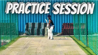 Cricket Net Session || Cricket Batting Practice In Nets || Batting technique || Batting Drills