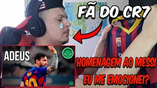 ♫ FIM DE UMA ERA: MESSI DÁ ADEUS AO BARCELONA (Paródia FutParódias) | REACT 940