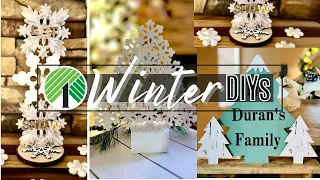 Winter Dollar Tree DIY | Winter DIY 2022  | Dollar Tree Winter Crafts