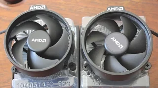 Ryzen Wraith Spire vs Wraith Stealth Cooler Showdown