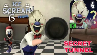 SECRET TUNNEL TO GIANT KITCHEN IN ICE SCREAM 6