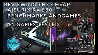 Aisurix AMD RX 580 8GB GPU -14 Games Tested! -The Best Cheap GPU for Gaming in 1080p & 1440p